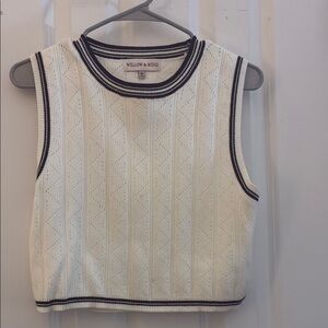 Willow & Wind White Sleeveless Top